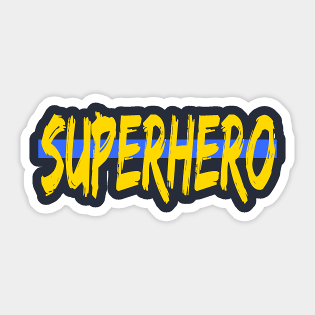 Superhero Sticker by Gsweathers